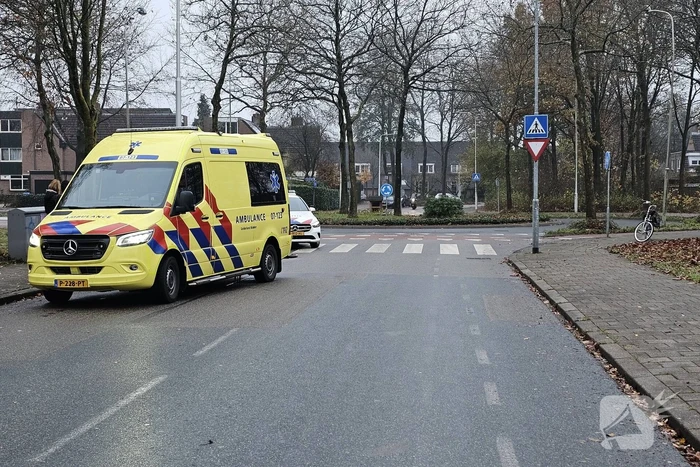 Fietser aangereden bij rotonde