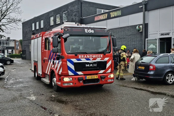 Speelparadijs ontruimd vanwege keukenbrand