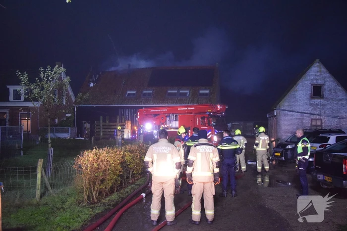 Veel schade na uitslaande brand in woning