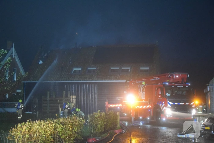 Veel schade na uitslaande brand in woning