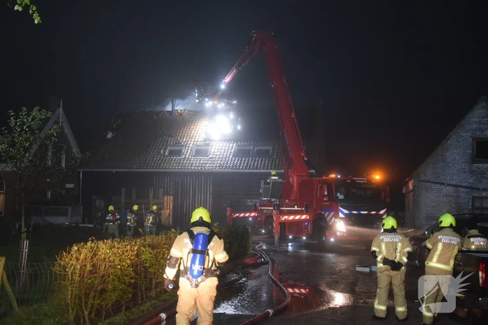 Veel schade na uitslaande brand in woning