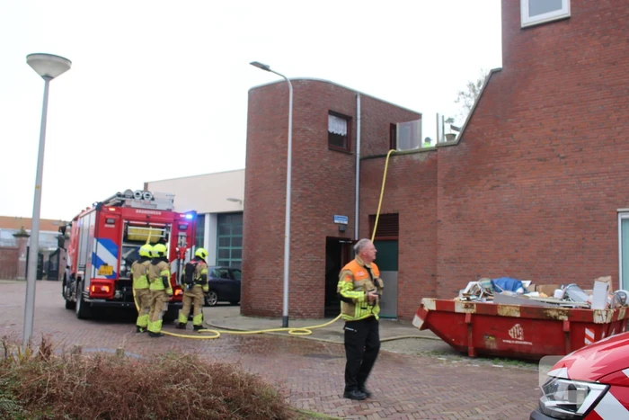 Forse rookontwikkeling in Houtkachel