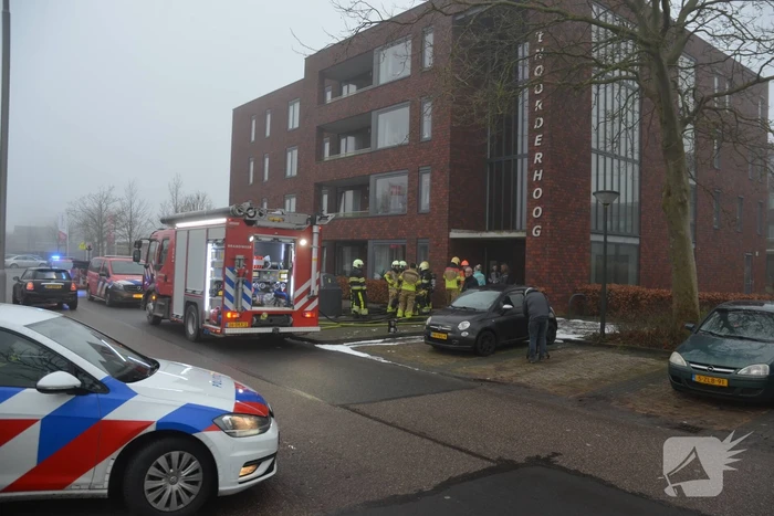 Woningbrand in appartementencomplex