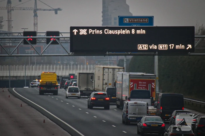 Eenzijdig ongeval op de snelweg