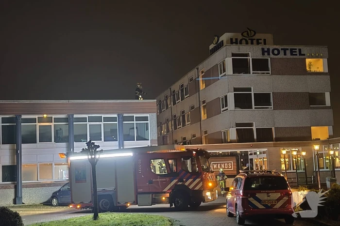 Rookontwikkeling in technische ruimte hotel