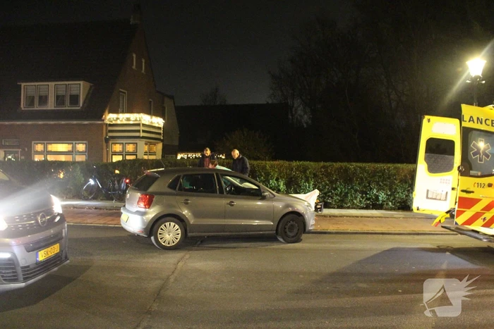 Fietser gewond bij aanrijding met auto