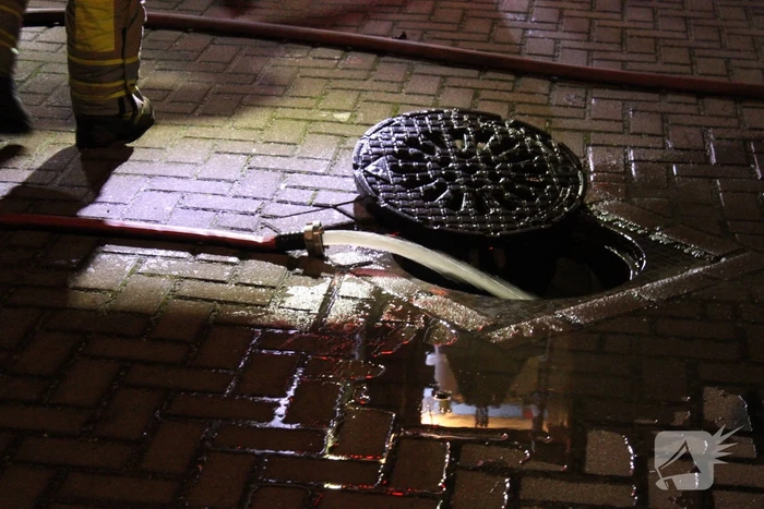 Brandweer ingezet voor waterleiding breuk