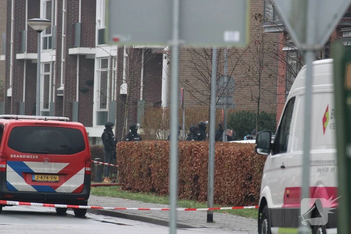 Persoon heeft gaskraan opengedraait arrestatieteam aanwezig