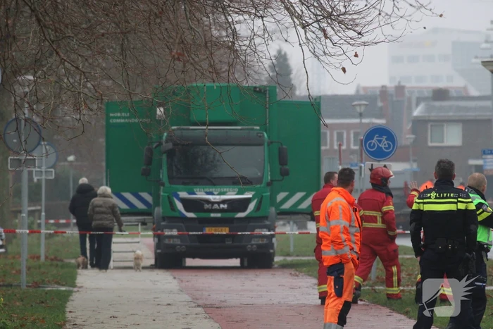 Persoon heeft gaskraan opengedraait arrestatieteam aanwezig