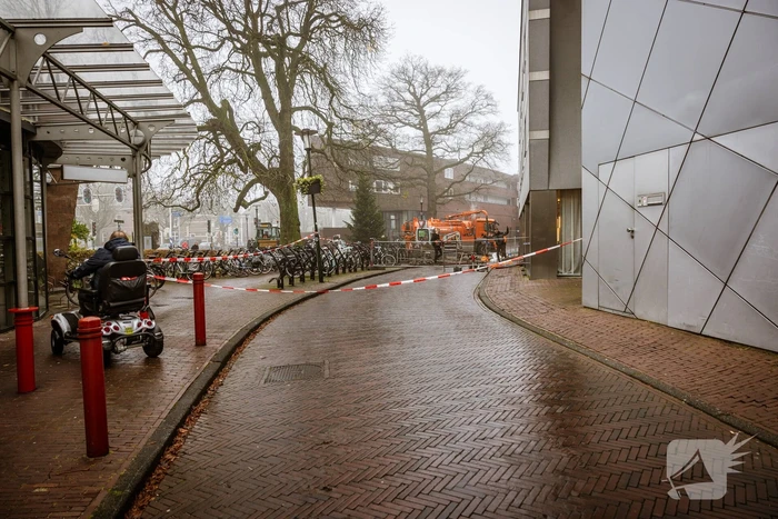Winkelstraat afgesloten door waterleidingbreuk