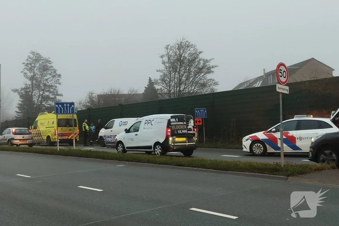 Auto en bestelbus betrokken bij ongeval
