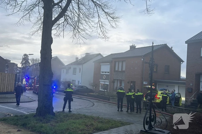 Flinke rookontwikkeling door kelderbrand, twee honden gered