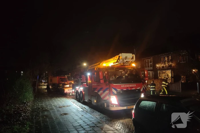 Brandweer ingezet voor schoorsteenbrand