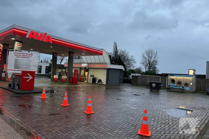 Veel schade bij inbraak in tankstation