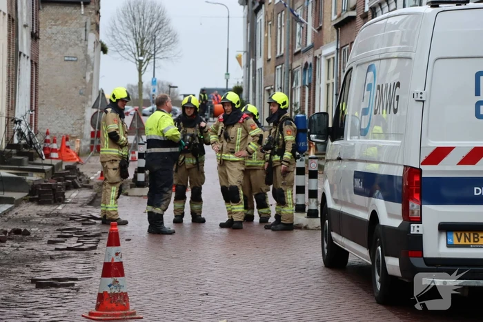 Gaslekkage door aanleg van glasvezel
