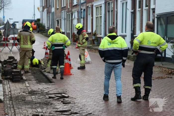 Gaslekkage door aanleg van glasvezel