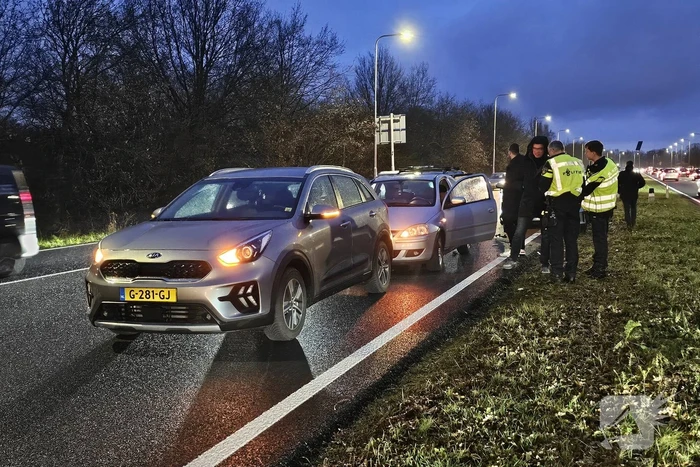 Vier voertuigen betrokken bij ongeval