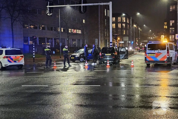Voetganger aangereden tijdens afhandeling eerder ongeval