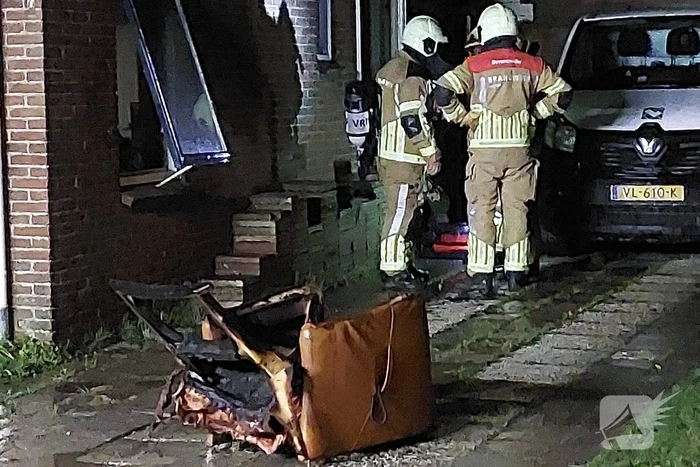 Elektrische stoel vat vlam in woning