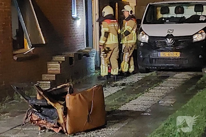 Elektrische stoel vat vlam in woning