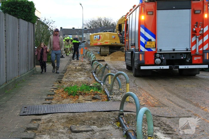 Woningen ontruimd wegens forse gaslekkage
