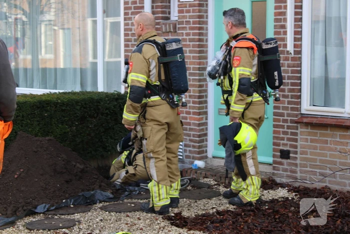 Gaslekkage door werkzaamheden