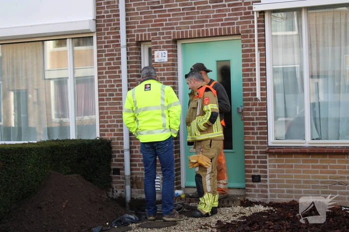 Gaslekkage door werkzaamheden