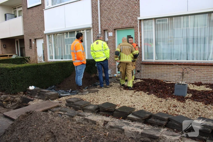 Gaslekkage door werkzaamheden