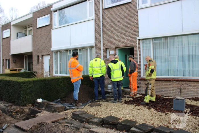 Gaslekkage door werkzaamheden