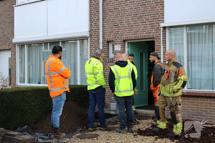 Gaslekkage door werkzaamheden