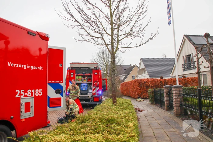 Zolder loopt flinke schade op door brand