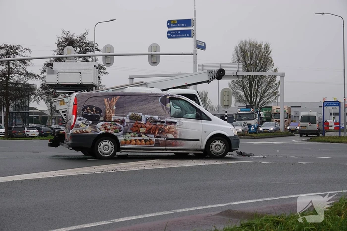 Flinke schade bij ongeval op kruising