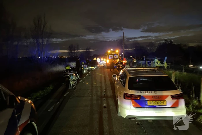 Motorrijdster overleden bij ongeval