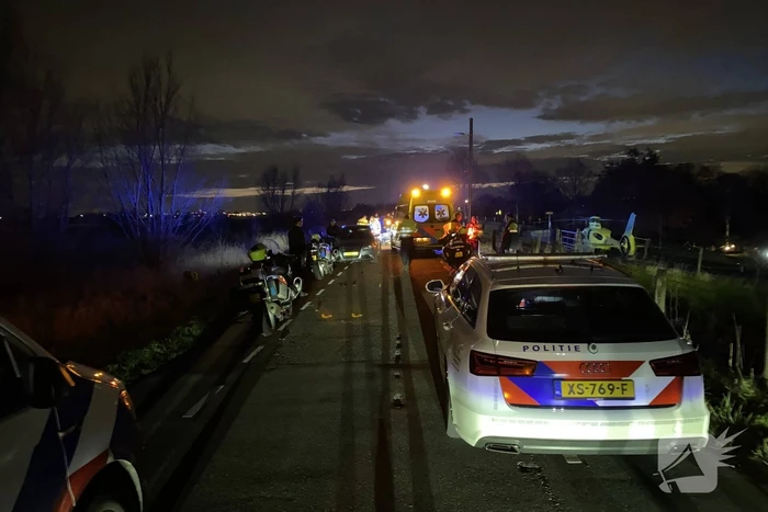 Motorrijdster overleden bij ongeval