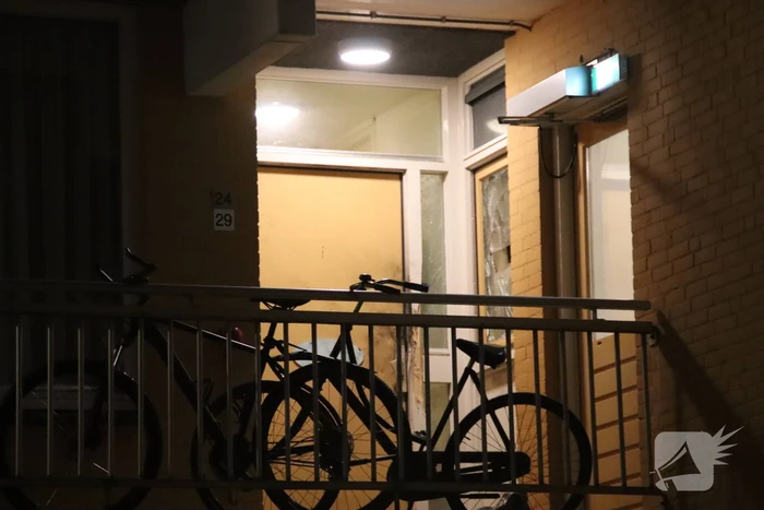 Schade door explosie bij woning