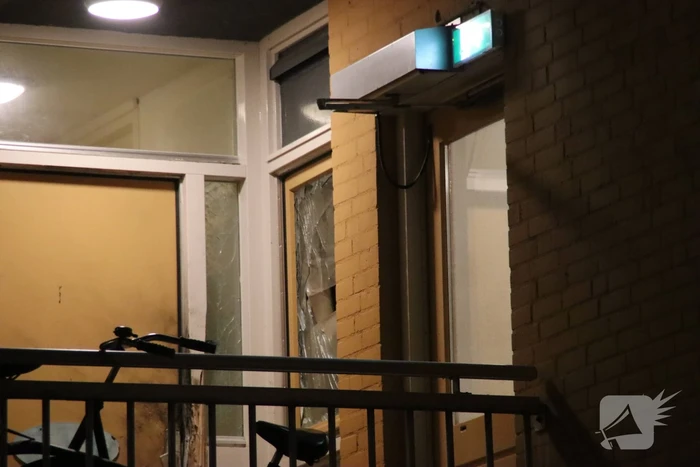 Schade door explosie bij woning