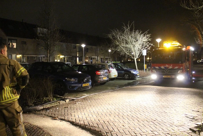 Brand in ondergrondse vuilcontainer
