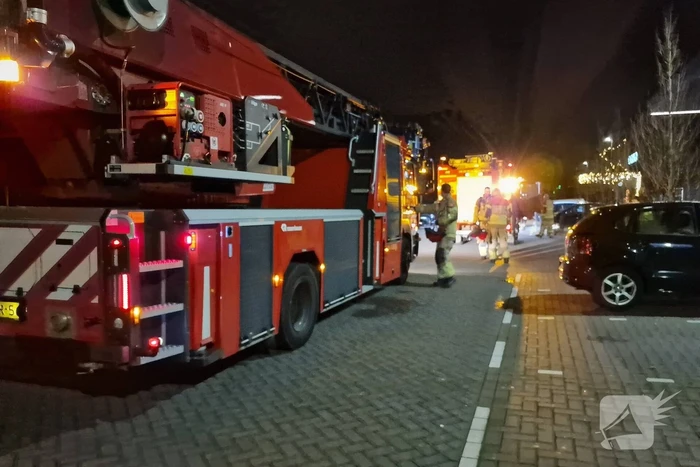 Brandweer controleert sauna van hotel op brand