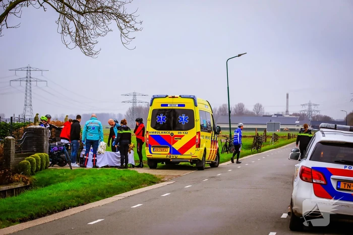 Wielrenner gewond na val