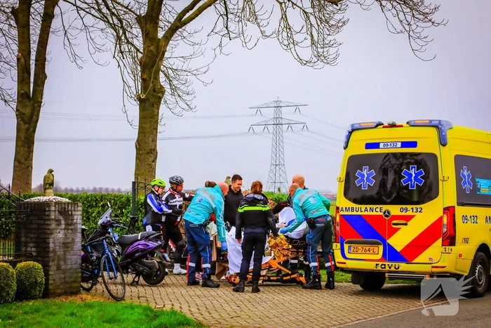Wielrenner gewond na val