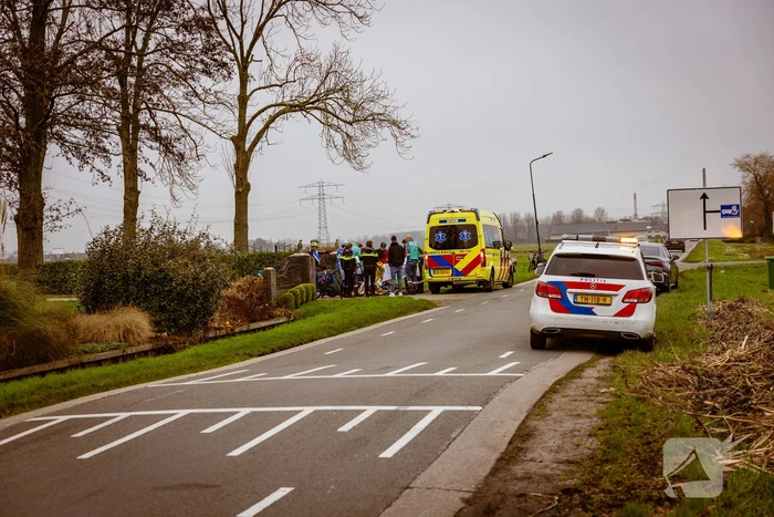 Wielrenner gewond na val