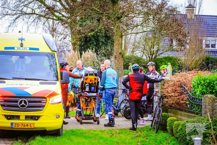 Wielrenner gewond na val