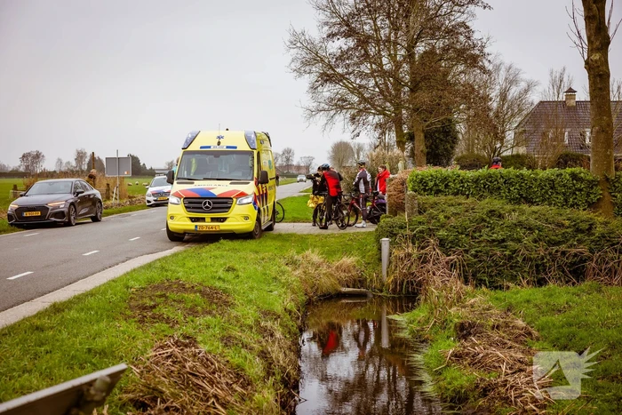 Wielrenner gewond na val