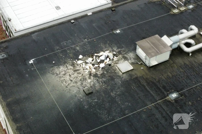 Schade na brand op dak van school