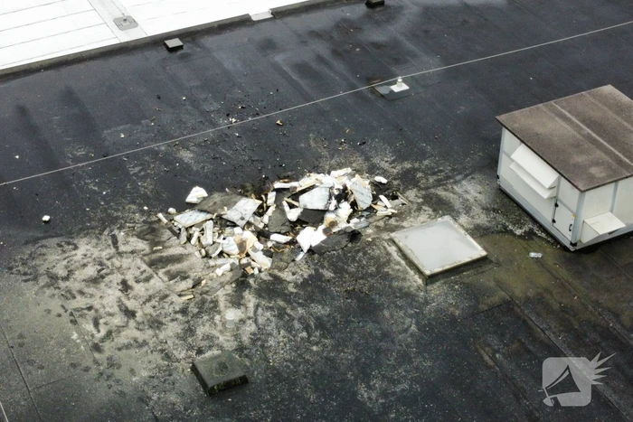 Schade na brand op dak van school