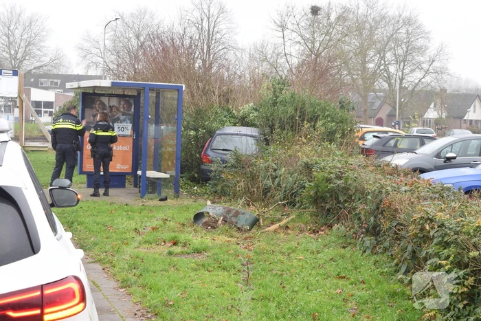 Auto raakt van weg en belandt in bosjes