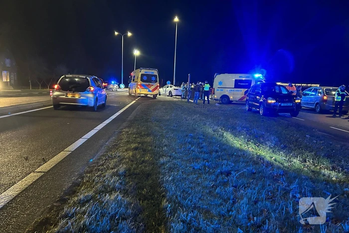 Ernstig ongeval tussen automobilist en scooterrijder