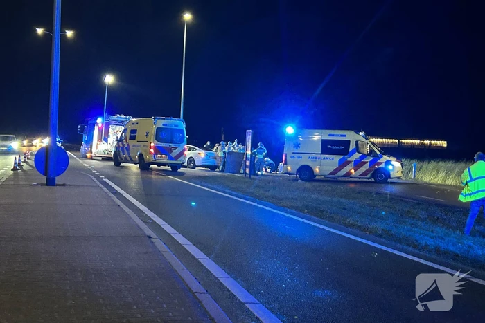 Ernstig ongeval tussen automobilist en scooterrijder
