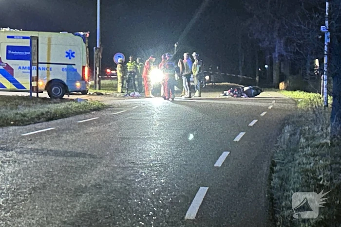Ernstig ongeval tussen automobilist en scooterrijder