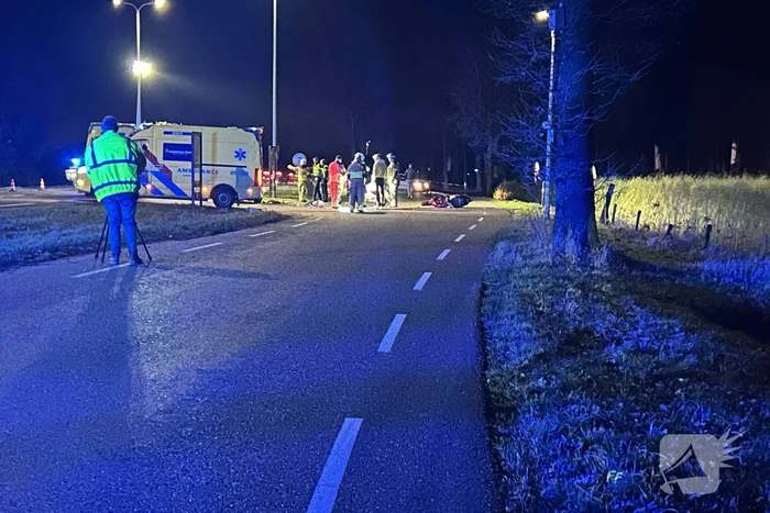 Ernstig ongeval tussen automobilist en scooterrijder